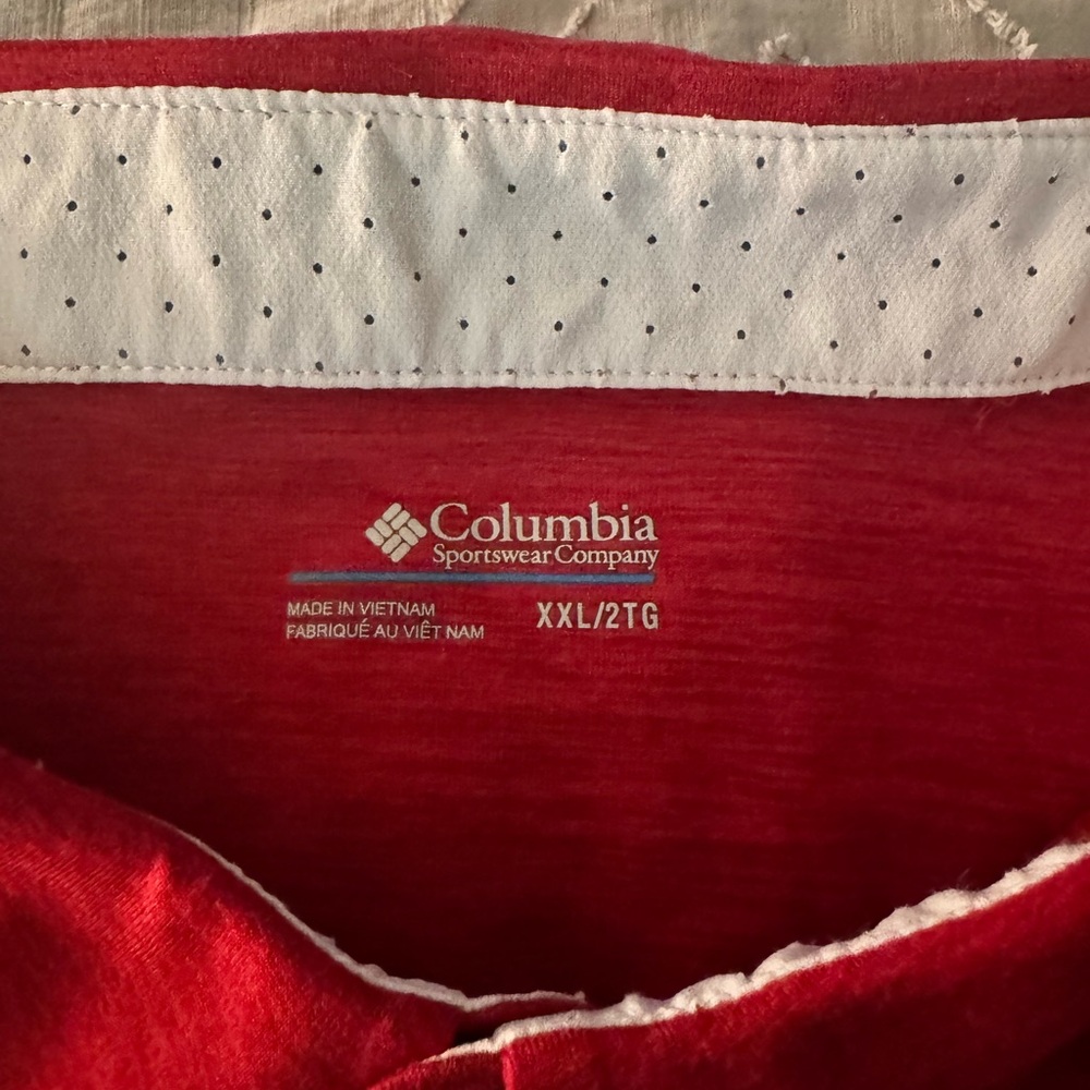 Columbia Red Razorback Polo Shirt - Picture 4 of 4